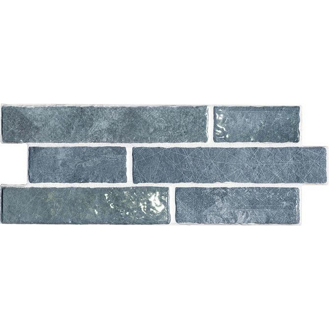 Tesoro 6.25" x 15.25" Dany Interlocking Brick Porcelain Tile