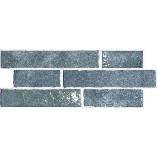Tesoro 6.25" x 15.25" Dany Interlocking Brick Porcelain Tile