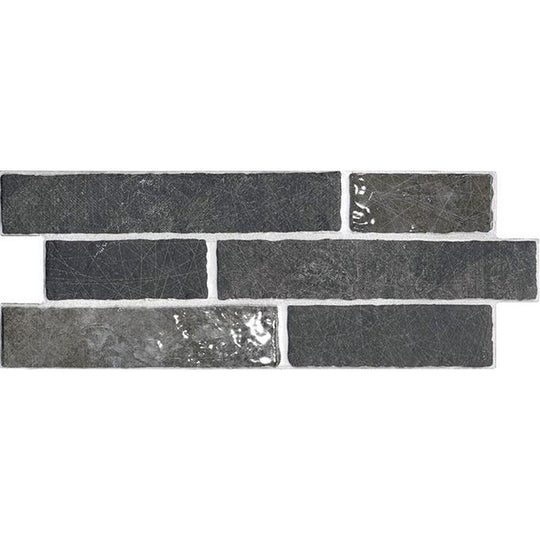 Tesoro 6.25" x 15.25" Dany Interlocking Brick Porcelain Tile