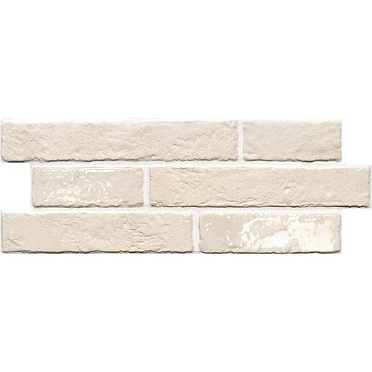 Tesoro 6.25" x 15.25" Dany Interlocking Brick Porcelain Tile