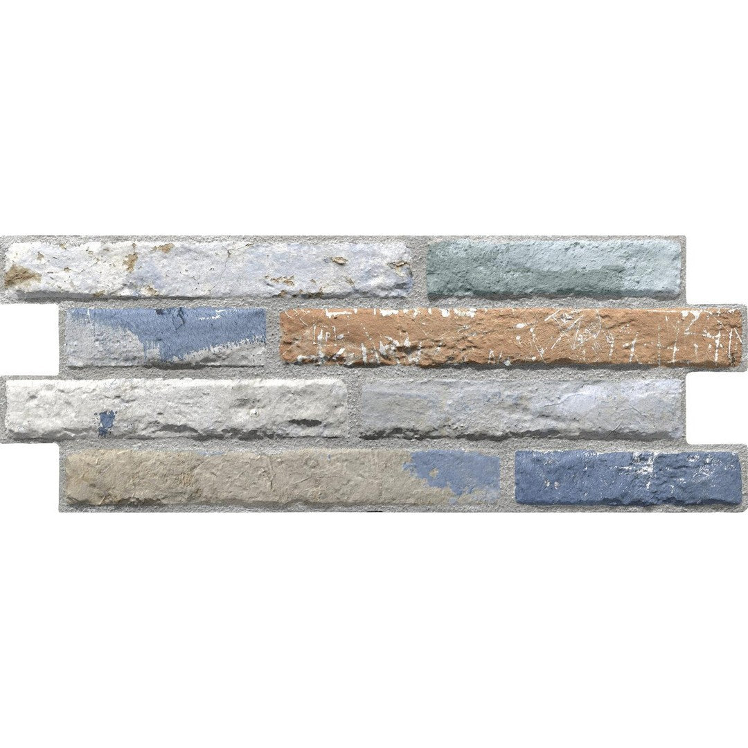 Tesoro 6.25" x 15.25" Industrial Interlocking Porcelain Tile