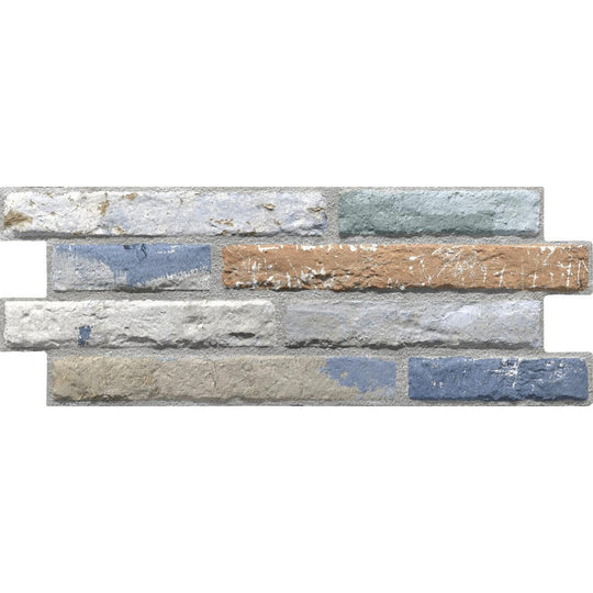 Tesoro 6.25" x 15.25" Industrial Interlocking Porcelain Tile