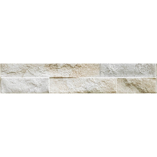 Tesoro 3" x 15" Rock Pressed Textured Porcelain Ledgerstone