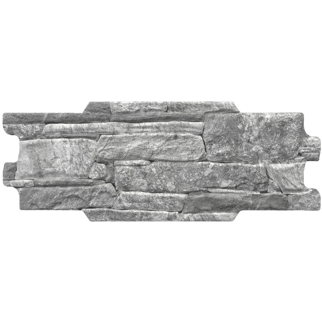 Tesoro 6.5" x 15.75" Vulcani Pressed Matte Porcelain Ledgerstone