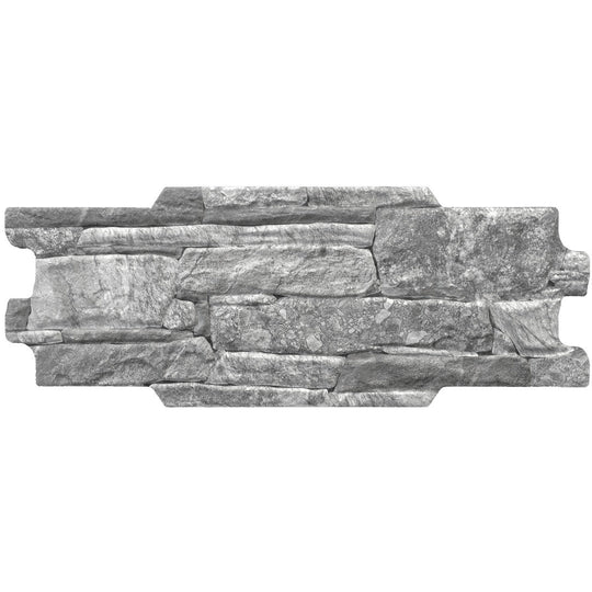 Tesoro 6.5" x 15.75" Vulcani Pressed Matte Porcelain Ledgerstone