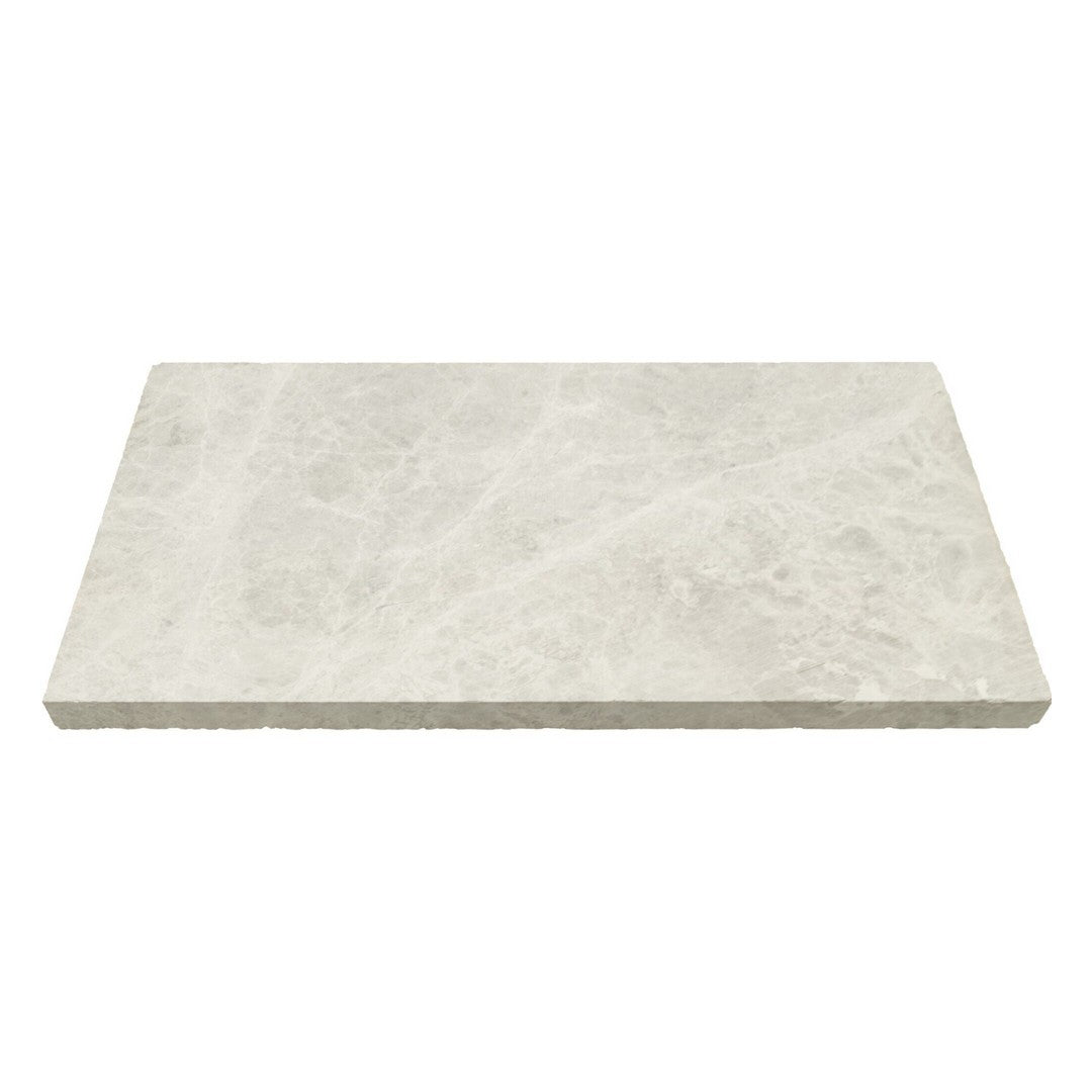 Keystone 12" x 24" Aqua Gray Sandblasted Marble Paver-Aqua Gray