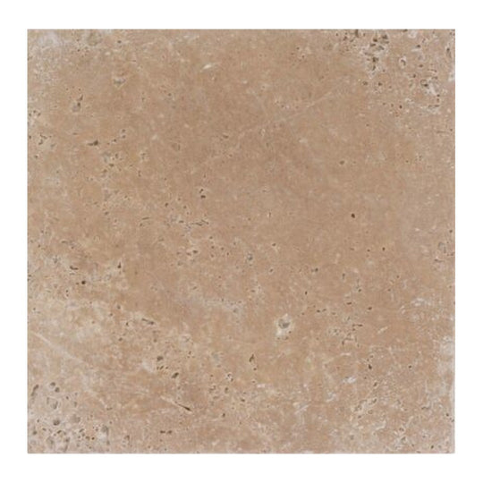 Keystone 12" x 12" Ivory Light Tumbled Travertine Paver