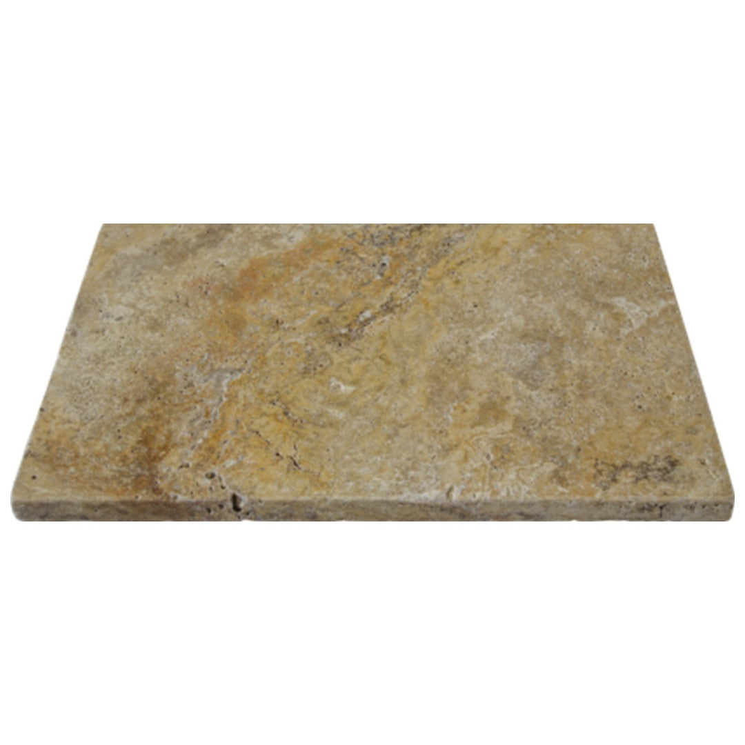 Keystone 12" x 24" Escabesa Tumbled Travertine Paver-Escabesa