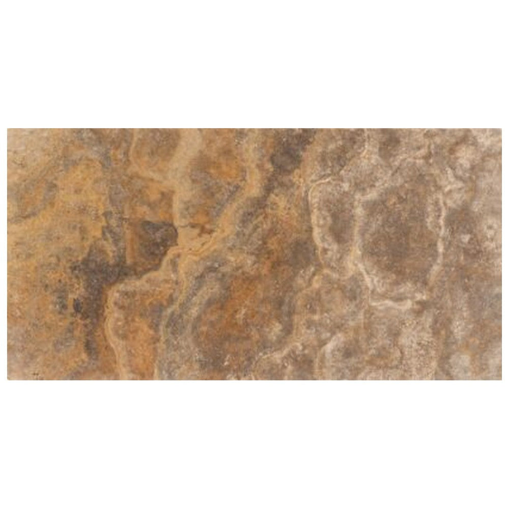 Keystone 12" x 24" Escabesa Tumbled Travertine Paver