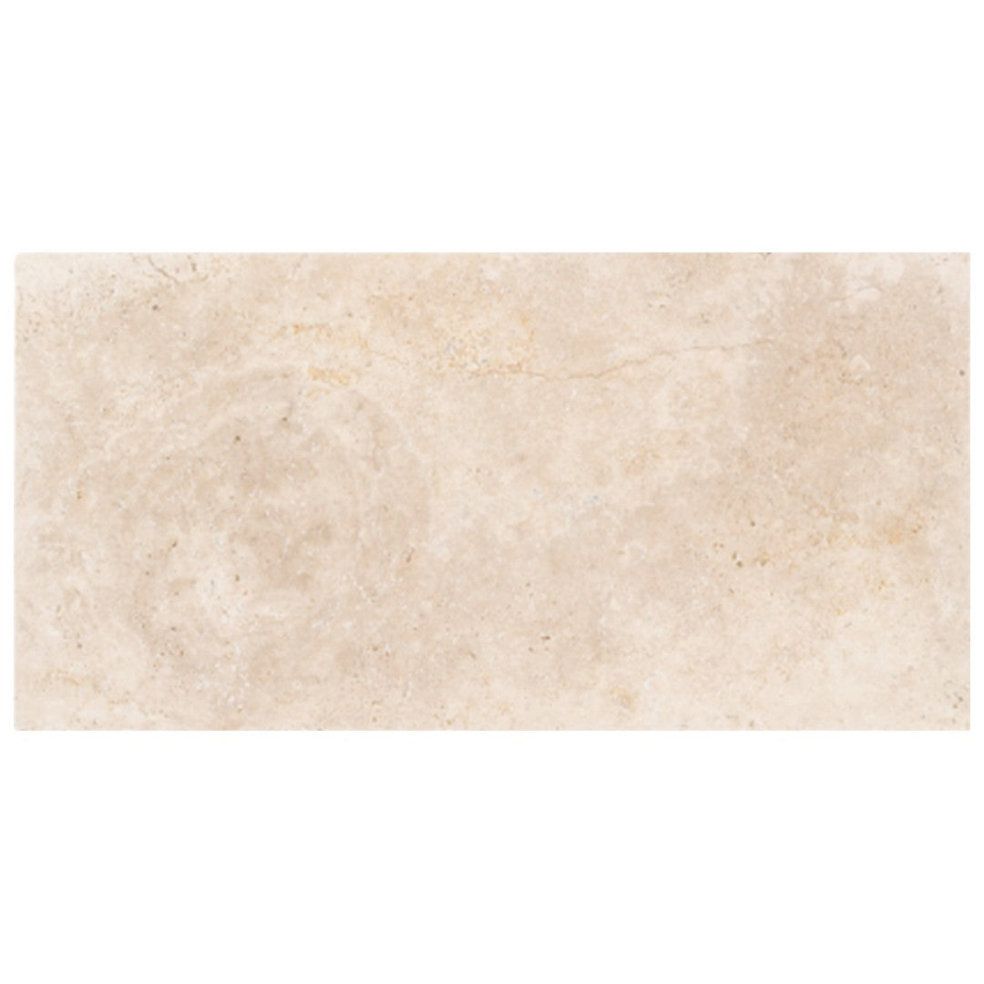 Keystone 12" x 24" Extra Light Tumbled Travertine Paver