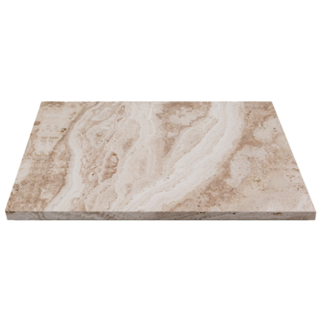 Keystone 12" x 24" Tiramisu Tumbled Travertine Paver-Tiramisu