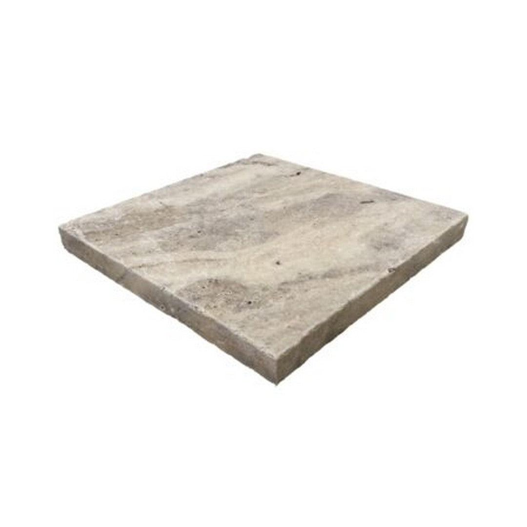 Keystone 16" x 16" Colorado Tumbled Travertine Paver-Colorado