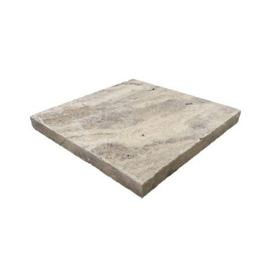 Keystone 16" x 16" Colorado Tumbled Travertine Paver-Colorado