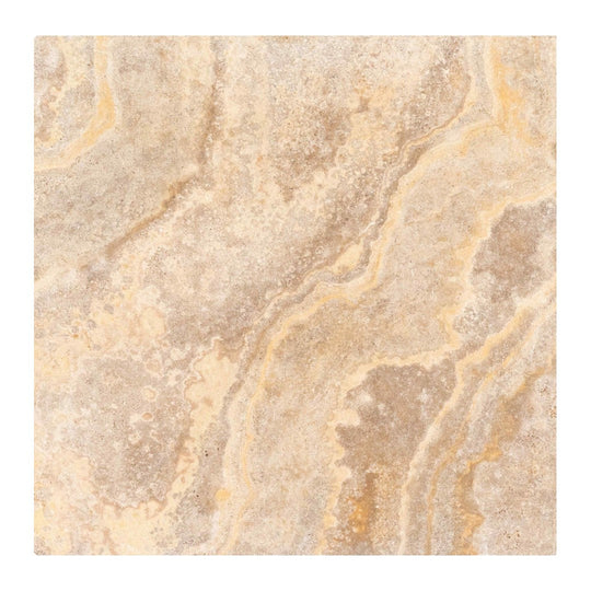 Keystone 16" x 16" Escabesa Tumbled Travertine Paver