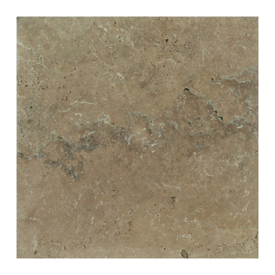 Keystone 16" x 16" Ivory Rustic Tumbled Travertine Paver