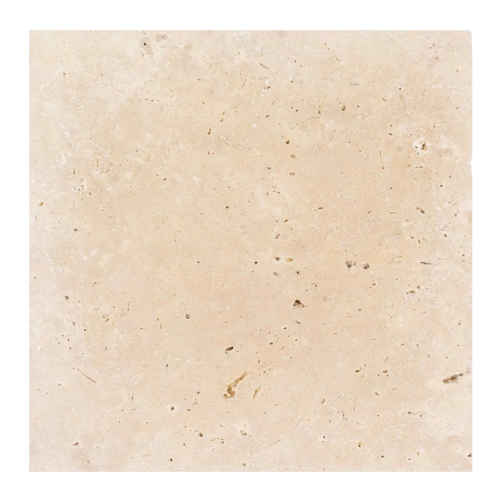 Keystone 16" x 16" Extra Light Tumbled Travertine Paver