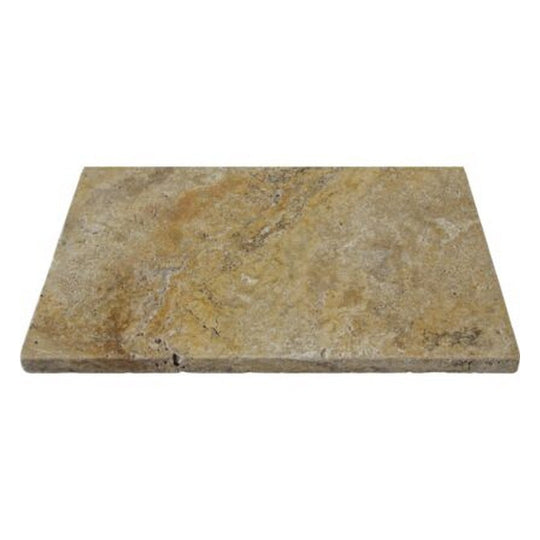 Keystone 16" x 24" Escabesa Tumbled Travertine Paver-Escabesa