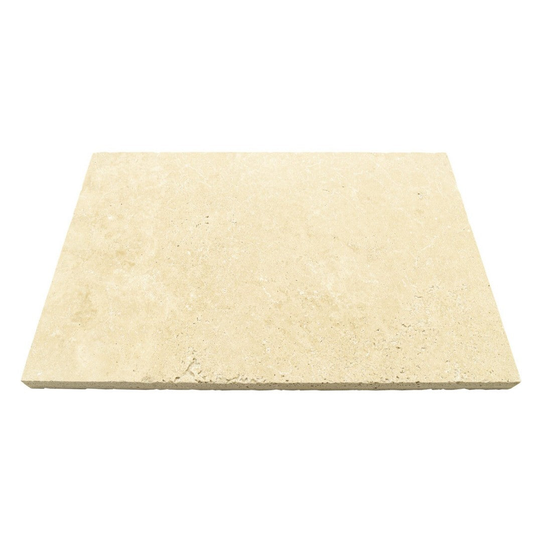 Keystone 16" x 24" Extra Light Tumbled Travertine Paver-Extra Light