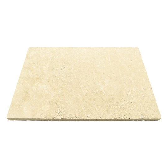 Keystone 16" x 24" Extra Light Tumbled Travertine Paver-Extra Light