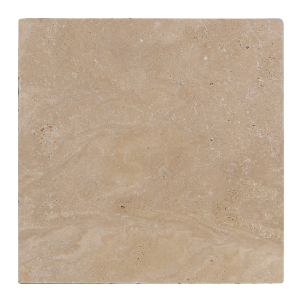 Keystone 24" x 24" Extra Light Tumbled Travertine Paver