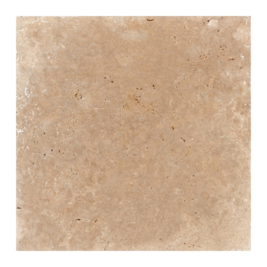 Keystone 24" x 24" Ivory Light Tumbled Travertine Paver