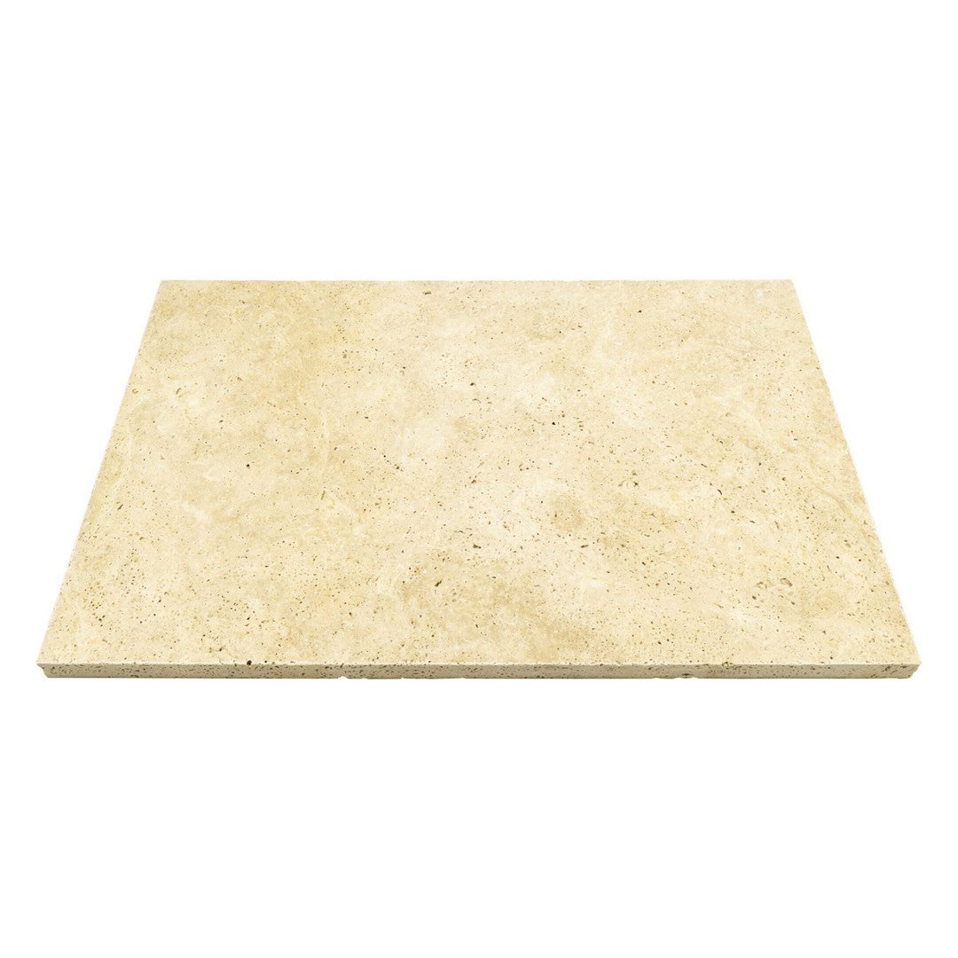 Keystone 24" x 36" Extra Light Tumbled Travertine Paver-Extra Light