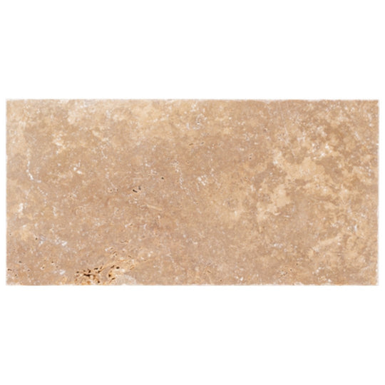 Keystone 6" x 12" American Chestnut Tumbled Travertine Paver