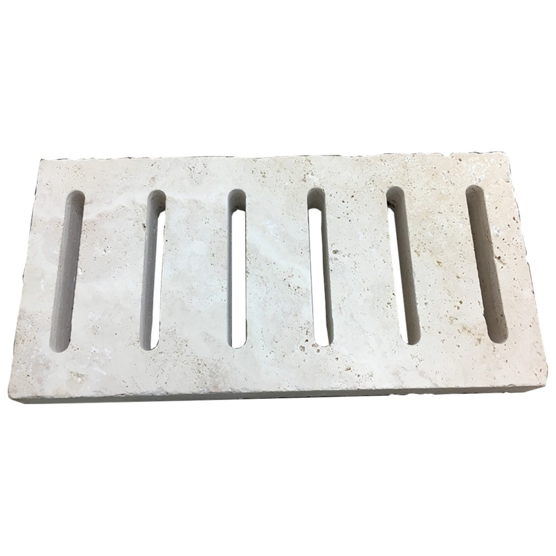 Keystone 6" x 12" Extra Light Travertine Deck Drain Paver