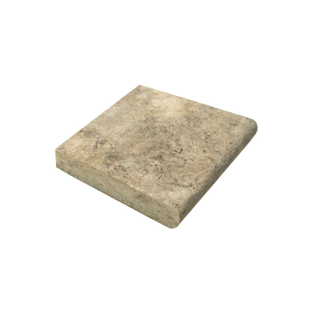 Keystone 12" x 12" Nordic Silver Travertine 5Cm Bullnose Coping