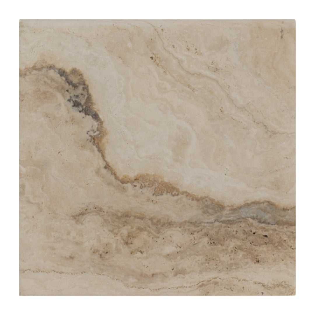 Keystone 12" x 12" Tiramisu Travertine Bullnose Coping