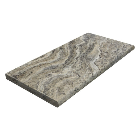 Keystone 12" x 24" Colorado Travertine Bullnose Coping-Colorado