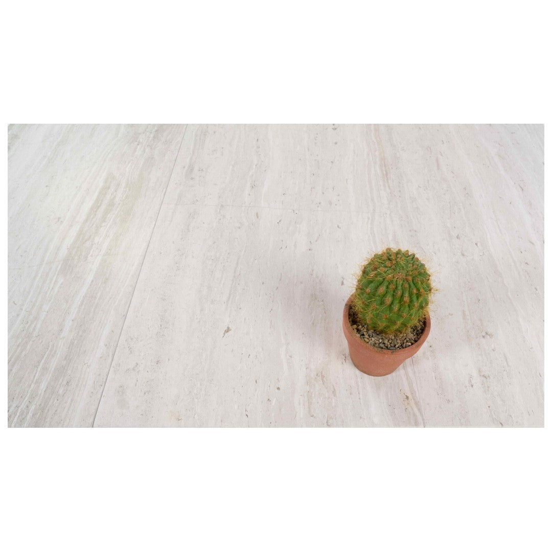 Keystone 12" x 24" Bianco Wood Honed Limestone Filled Tile-Bianco Wood