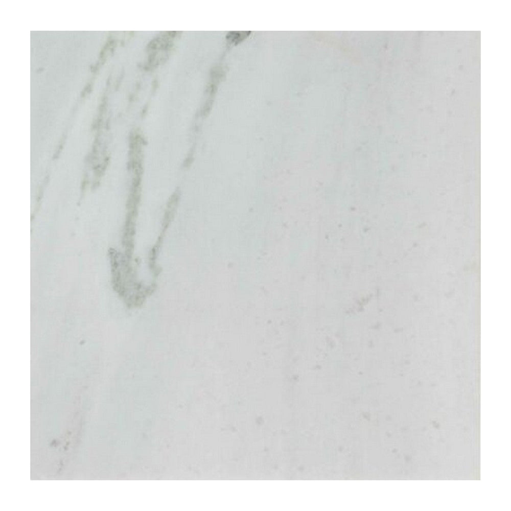 Keystone 12" x 12" Snow White Polished Marble Tile