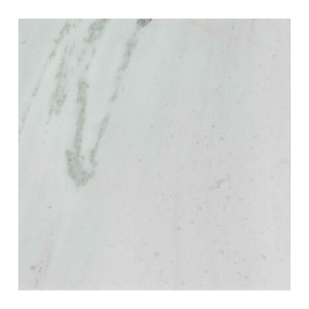 Keystone 12" x 12" Snow White Polished Marble Tile