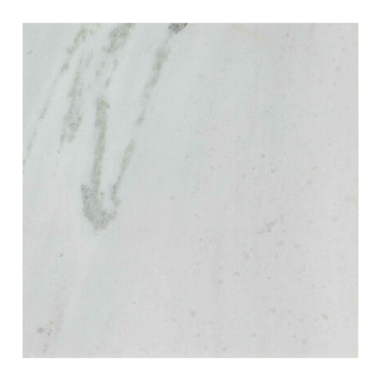 Keystone 12" x 12" Snow White Polished Marble Tile