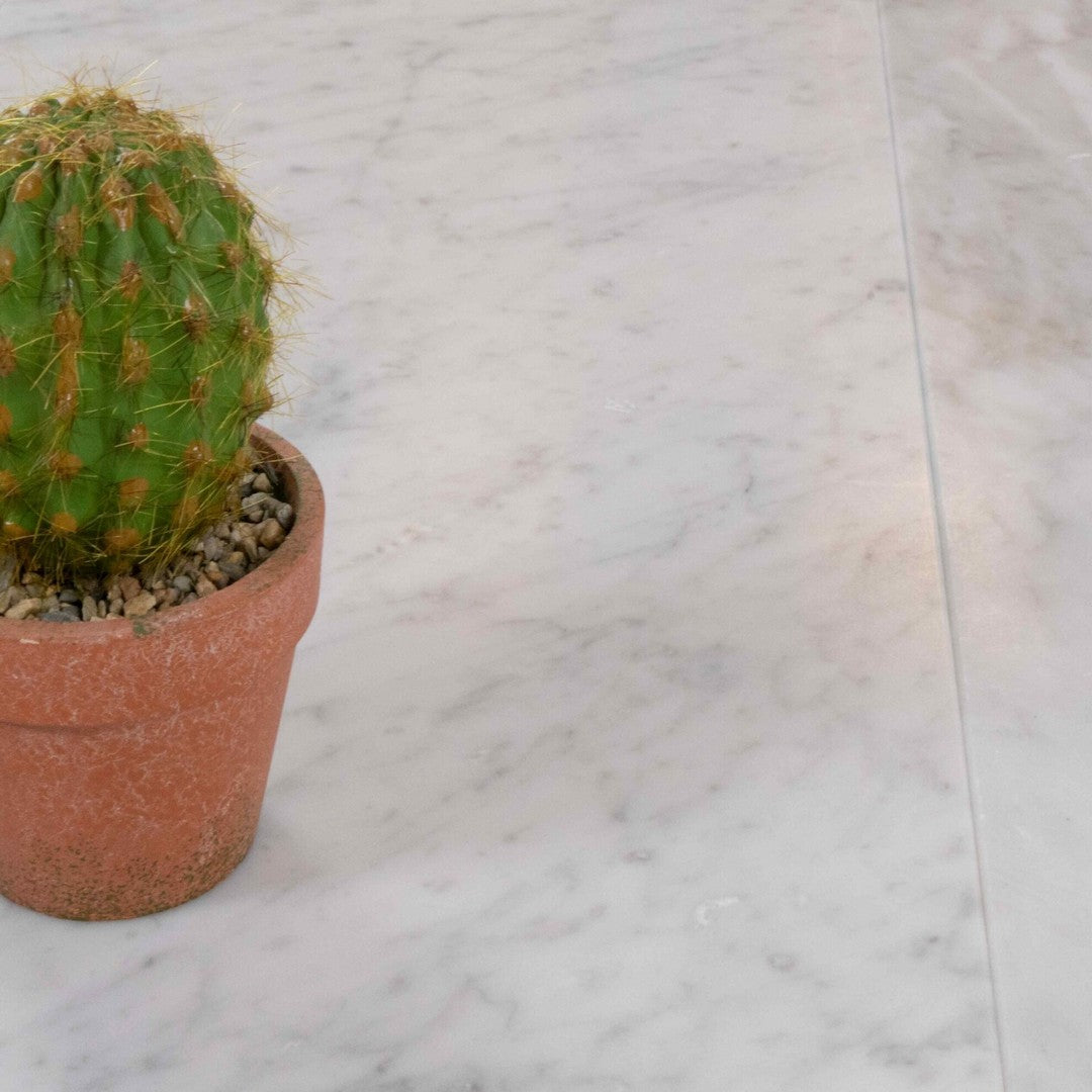 Keystone 12" x 24" Carrara Polished Marble Tile-Carrara