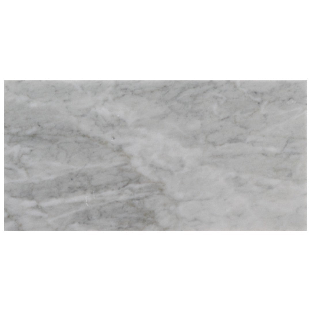 Keystone 12" x 24" Carrara Polished Marble Tile