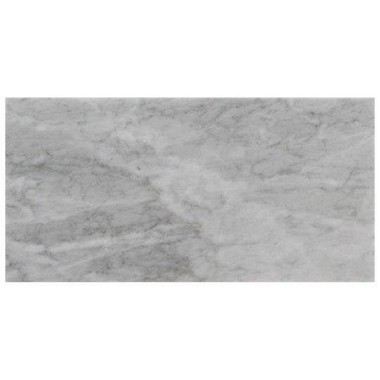 Keystone 12" x 24" Carrara Polished Marble Tile