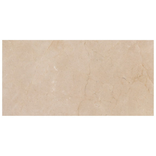 Keystone 12" x 24" Crema Marfil Select Polished Marble Tile