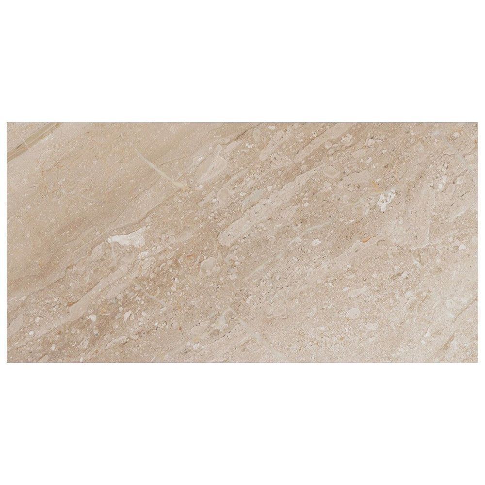 Keystone 12" x 24" Daino Reale Polished Marble Tile