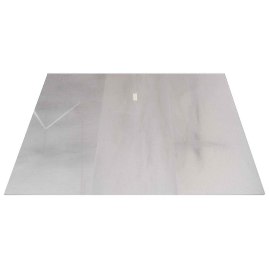 Keystone 12" x 24" Snow White Polished Marble Tile-Snow White