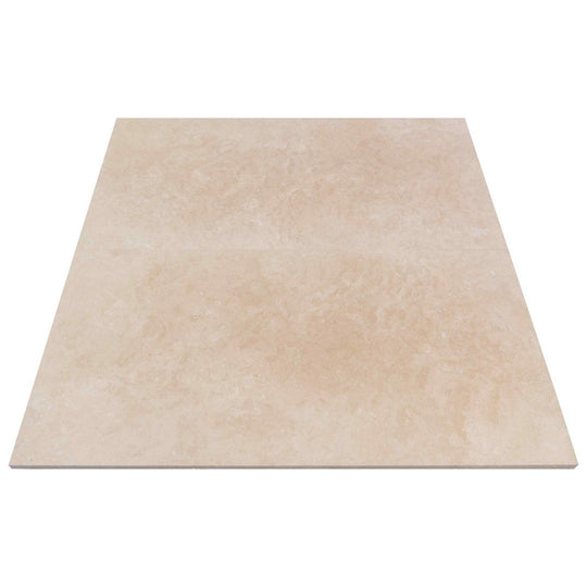 Keystone 12" x 24" Extra Light Honed Travertine Filled Tile-Extra Light