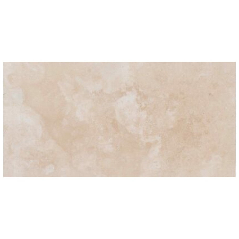 Keystone 12" x 24" Extra Light Honed Travertine Filled Tile