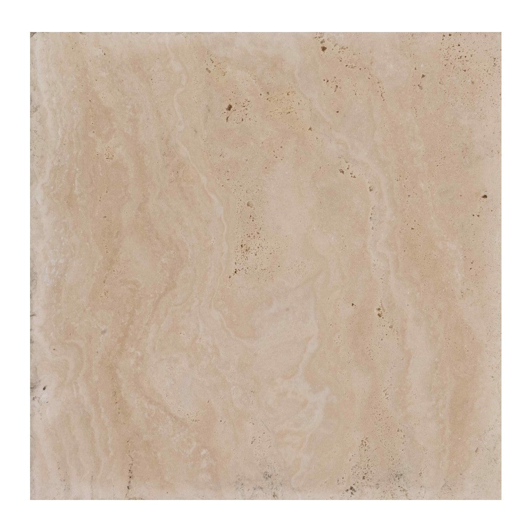Keystone 16" x 16" Tiramisu Chiseled Brushed Travertine Tile