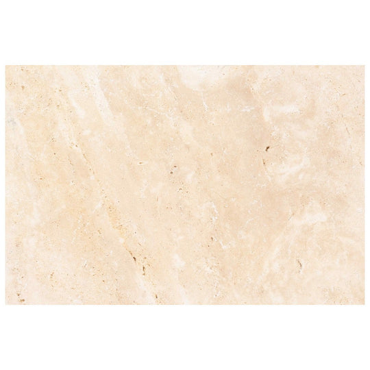 Keystone 16" x 24" Extra Light Tumbled Travertine Tile