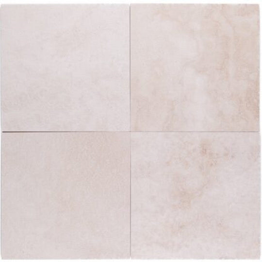 Keystone 18" x 18" Extra Light Honed Travertine Filled Tile-Extra Light