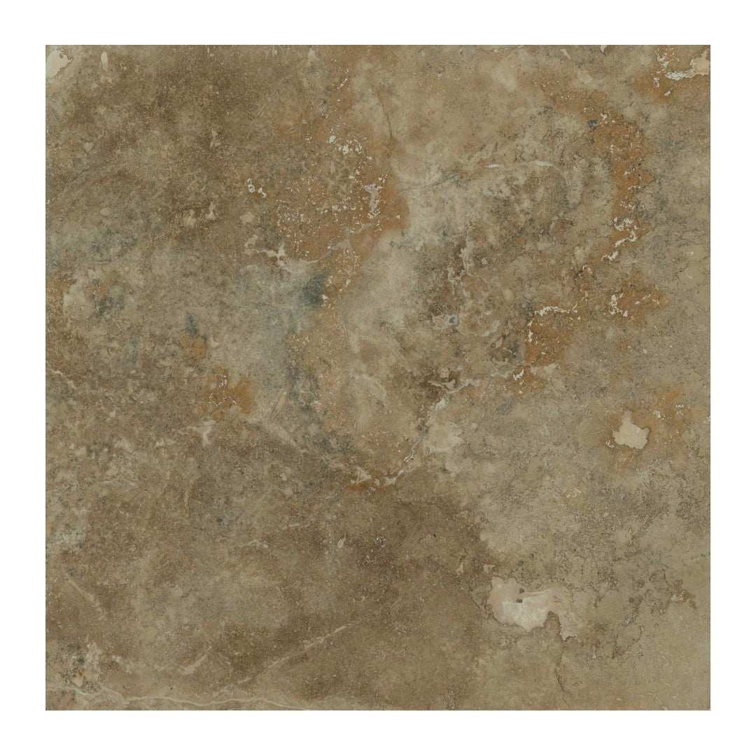 Keystone 18" x 18" Ivory Rustic Honed Travertine Filled Tile