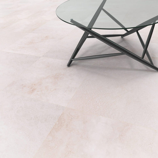 Keystone 24" x 24" Extra Light Honed Travertine Filled Tile-Extra Light