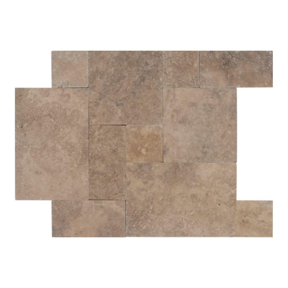 Keystone Classic Travertine Tumbled Versailles Pattern Paver