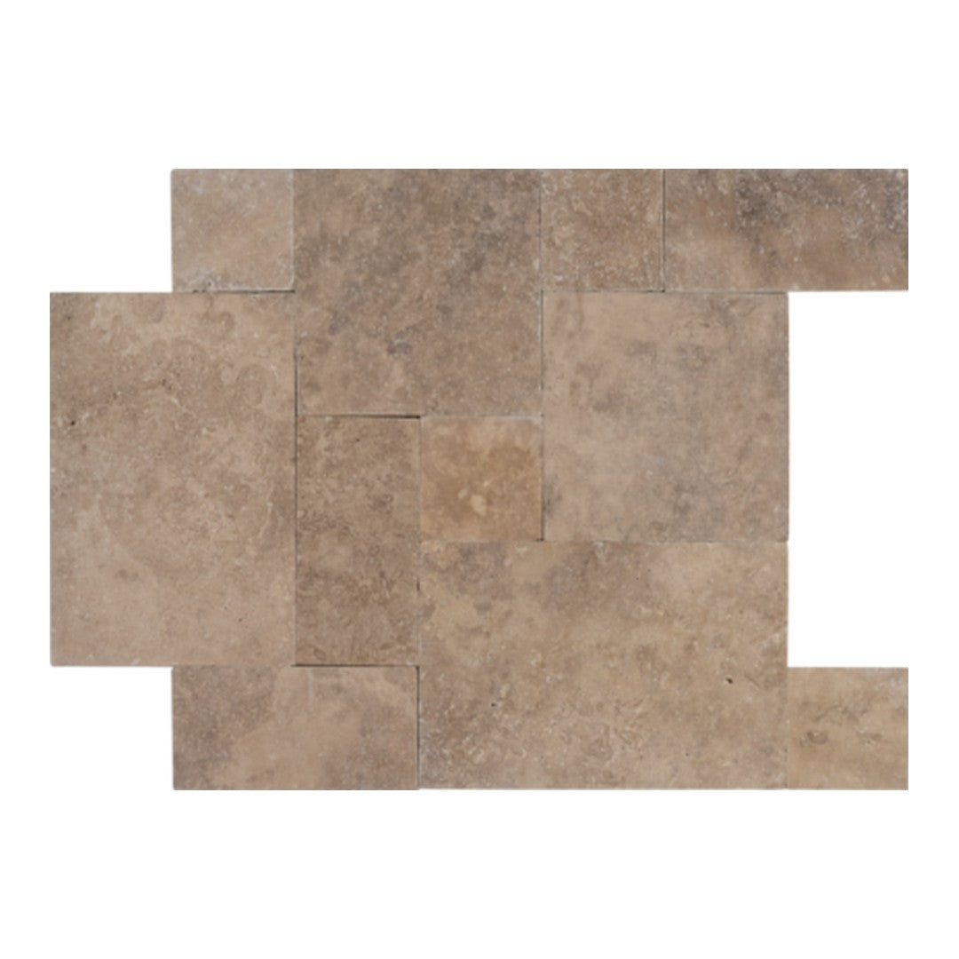 Keystone Classic Travertine Tumbled Versailles Pattern Paver